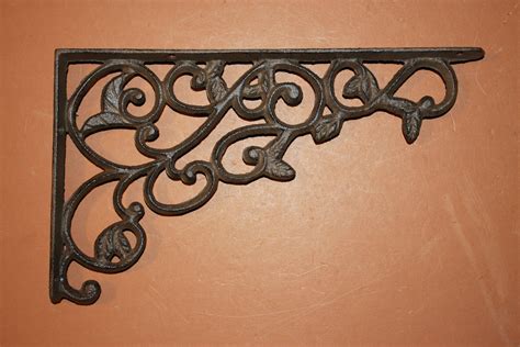 antique 12 13 16 metal shelf bracket|12 inch decorative shelf brackets.